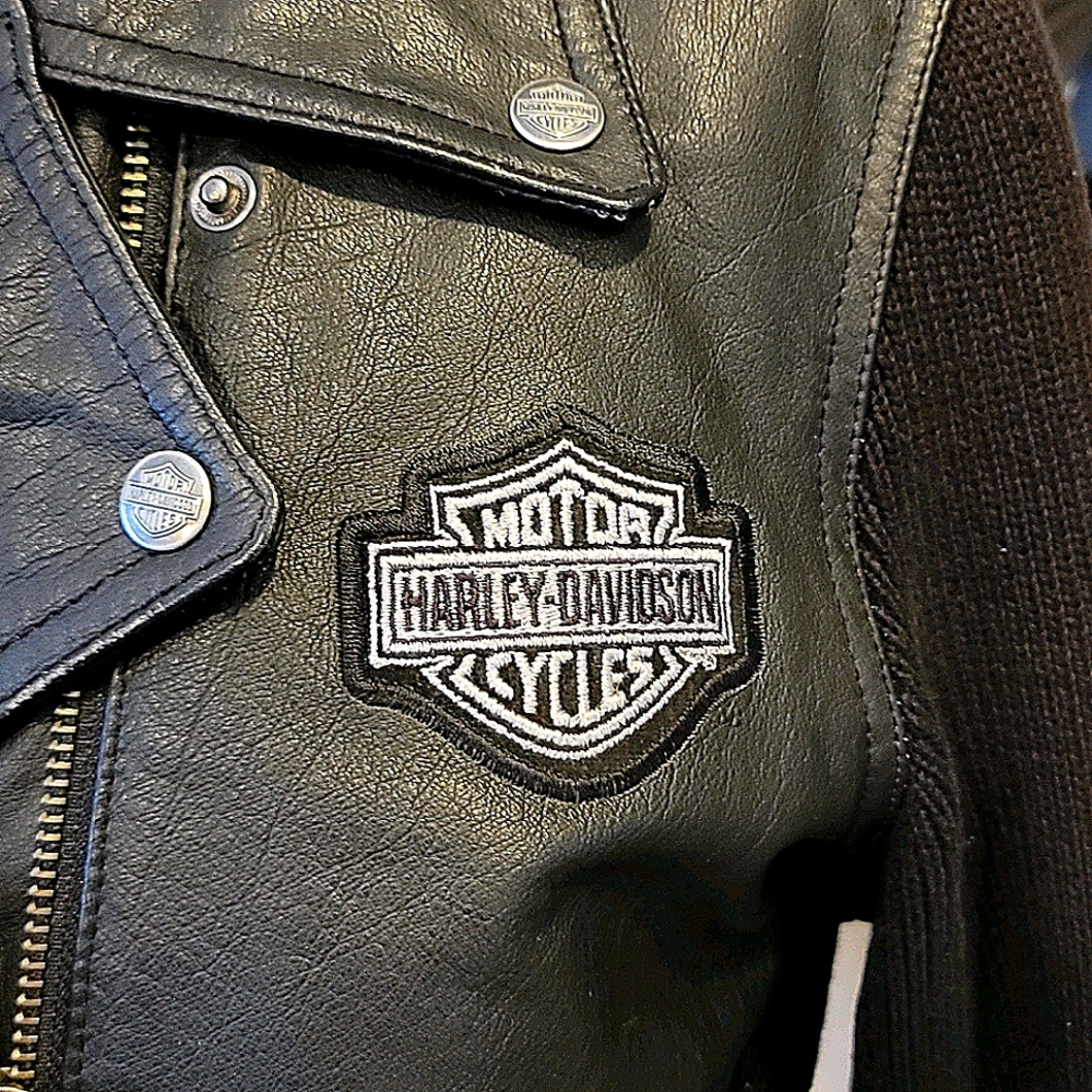 ❤H.P. Harley Davidson Leather Bikers Motorcycle Riding - Picture 2 of 7